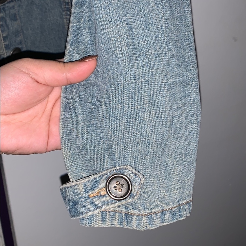 French Cuff Jean Jacket - Picture 6 of 10